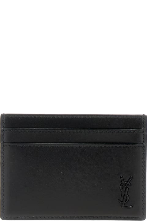 Saint Laurent for Men Saint Laurent Logo Leather Cardholder