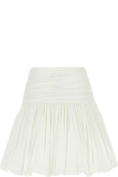 Philosophy di Lorenzo Serafini Skirts for Women Philosophy di Lorenzo Serafini White Taffeta Pant-skirt