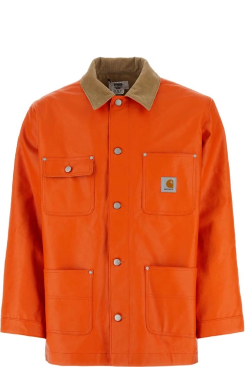Junya Watanabe Coats & Jackets for Men Junya Watanabe Orange Cotton Junya Watanabe X Carhartt Jacket