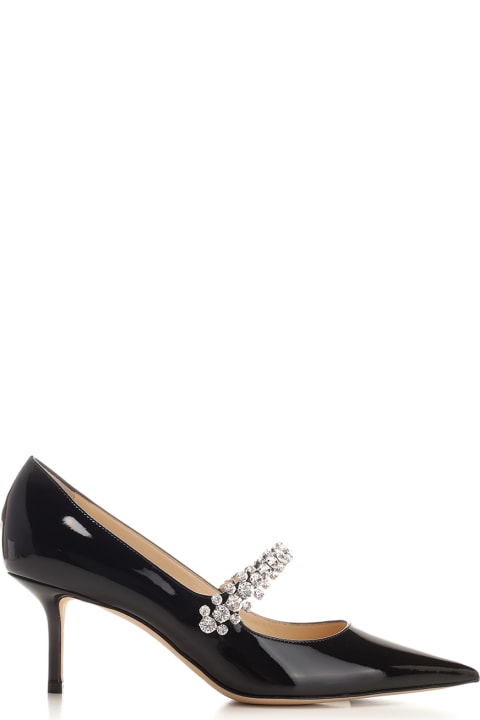 High-Heeled Shoes for Women Jimmy Choo 'bing' Mules In Black Patent Leather