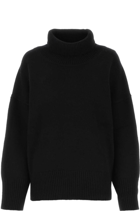 Chloé Women Chloé Black Cashmere Oversize Sweater