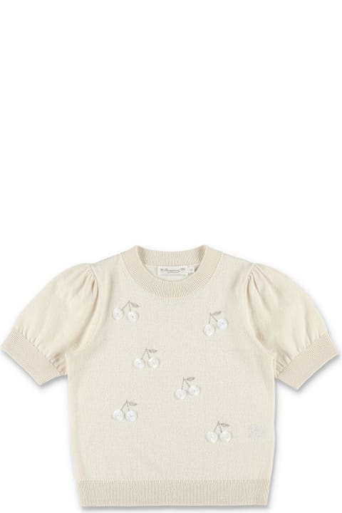 Homeware Bonpoint Bonpoint Leola Embroidered Sequin Sweater