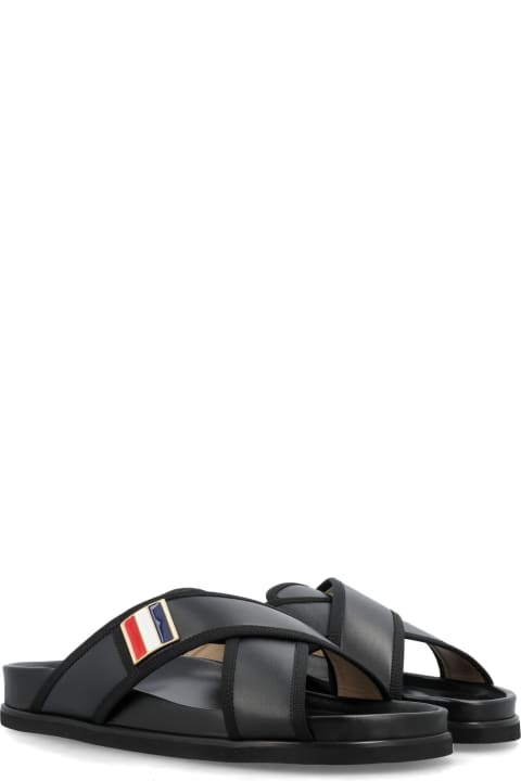 Thom Browne Other Shoes for Men Thom Browne Criss Cross Loafer Sandal