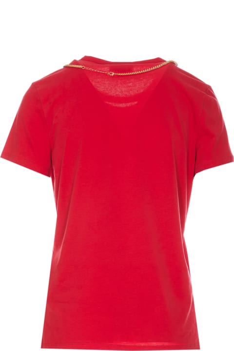 Elisabetta Franchi Topwear for Women Elisabetta Franchi Jersey T-shirt With Necklace