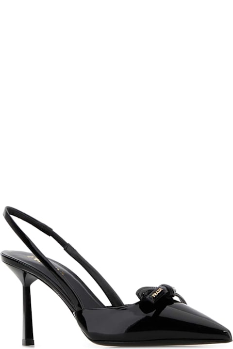 Prada Black Leather Pumps