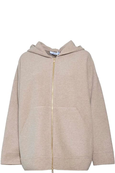 Max Mara Fleeces & Tracksuits for Women Max Mara Zip-up Long-sleeved Hoodie