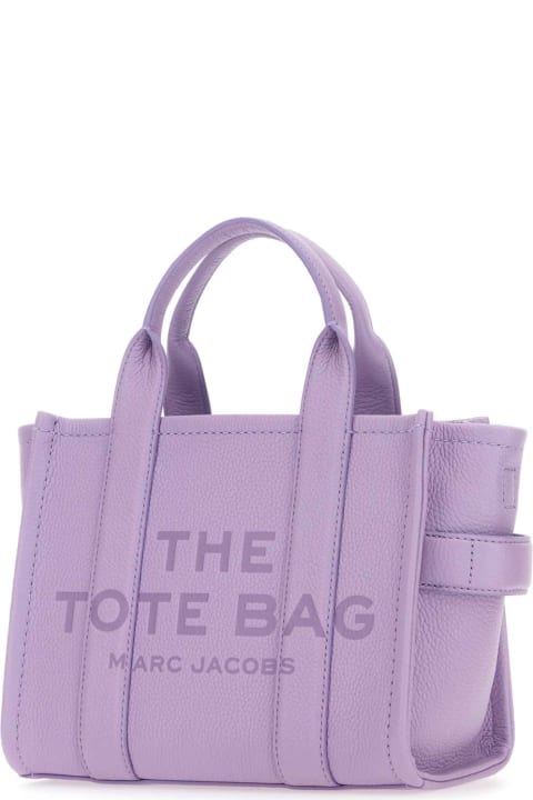 ウィメンズ Marc Jacobsのトートバッグ Marc Jacobs Lilac Leather Mini The Tote Bag Handbag