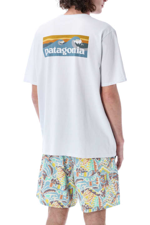 Patagonia Topwear for Men Patagonia Boardshort Logo Pocket Responsibili-tee