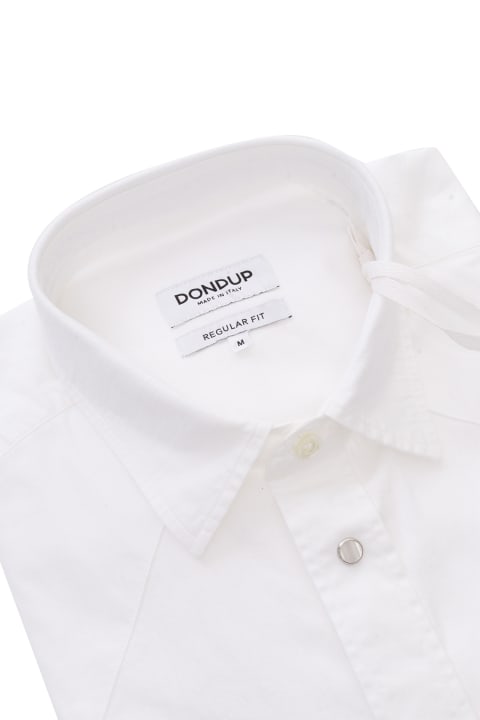 Dondup Shirts for Men Dondup White Shirt With Pocket