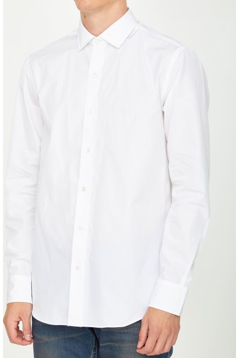 Salvatore Piccolo Shirts for Men Salvatore Piccolo White Cotton Shirt
