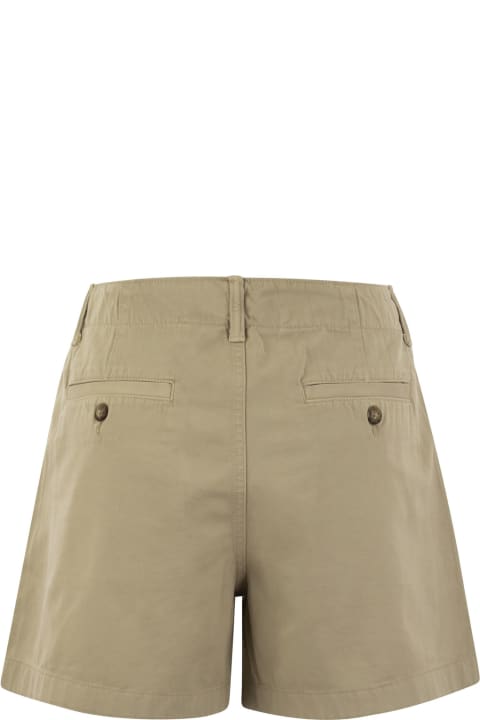 Polo Ralph Lauren Pants & Shorts for Women Polo Ralph Lauren Beige Cotton Shorts