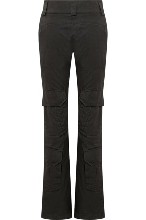 Givenchy Women Givenchy Bootcut Multipockets Cargo Trousers