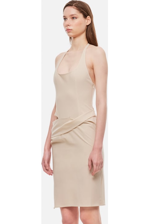Jacquemus Clothing for Women Jacquemus La Robe Hielo Stretch Wool Dress