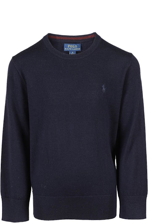 Polo Ralph Lauren for Kids Polo Ralph Lauren Polo Pony Embroidered Crewneck Jumper