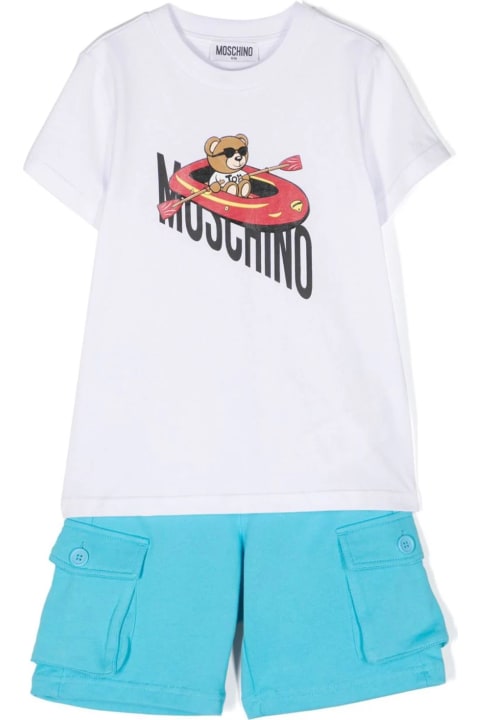 Moschino Suits for Boys Moschino Moschino Kids Dresses White