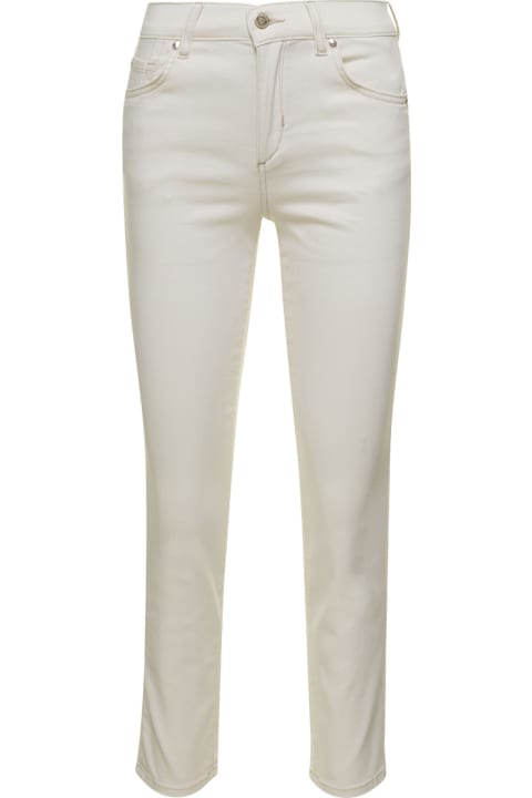 Liu-Jo Pants & Shorts for Women Liu-Jo White Skinny Jeans In Denim Woman