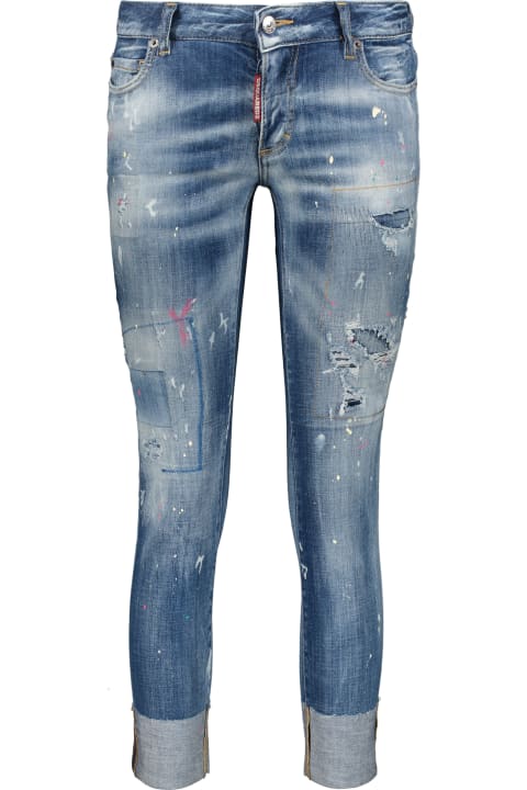 Jeans for Women Dsquared2 D2 Monogram Jennifer Crop