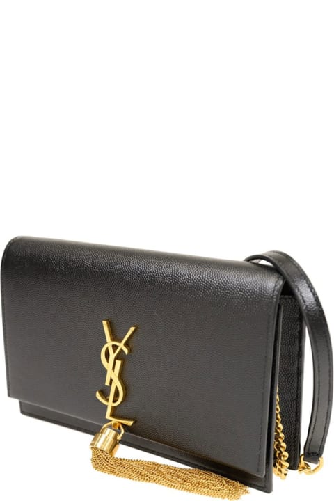 Chain Wallet In Leather