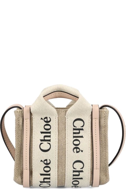 Bags for Women Chloé Woody Micro Tote Bag