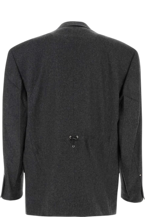 Random Identities for Men Random Identities Graphite Wool Blend Blazer