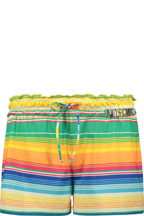 Fashion for Kids Moschino Printed Silk Shorts