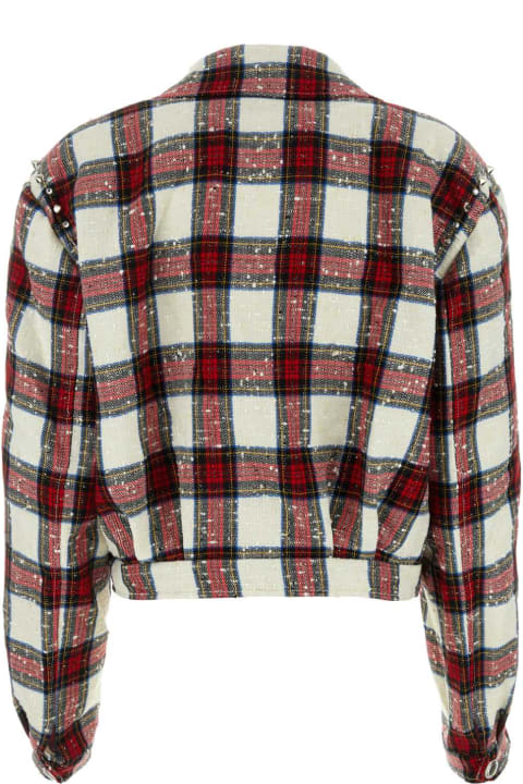 Alessandra Rich Coats & Jackets for Women Alessandra Rich Embroidered Tweed Blazer