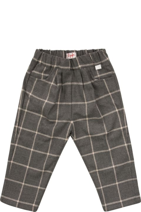 Il Gufo for Kids Il Gufo Regular Fit Trousers In Tecnowool