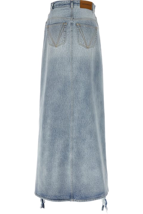 VETEMENTS for Women VETEMENTS 'destroyed Denim Maxi Skirt' Skirt