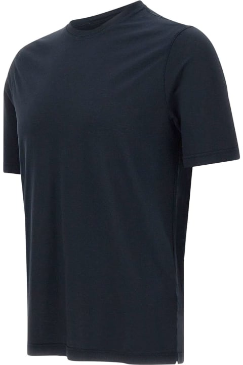 Filippo De Laurentiis Topwear for Men Filippo De Laurentiis Crêpe Cotton T-shirt