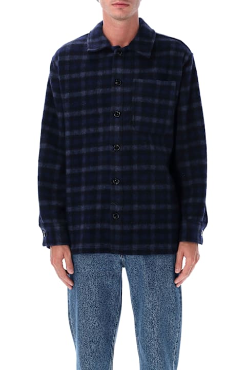 Homeware A.P.C. A.p.c. Stanley Checked Wool Overshirt