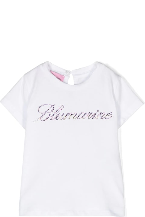 キッズ新着アイテム Miss Blumarine Miss Blumarine T-shirts And Polos White
