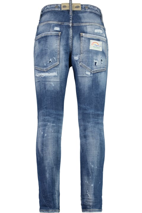 Dsquared2 Sale for Men Dsquared2 Destroyed Slim Fit Jeans