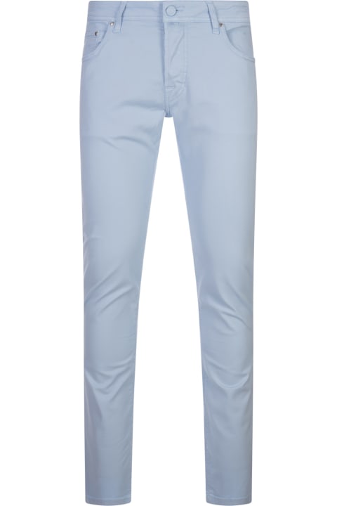 Fashion for Men Jacob Cohen Light Blue Nick Slim Trousers