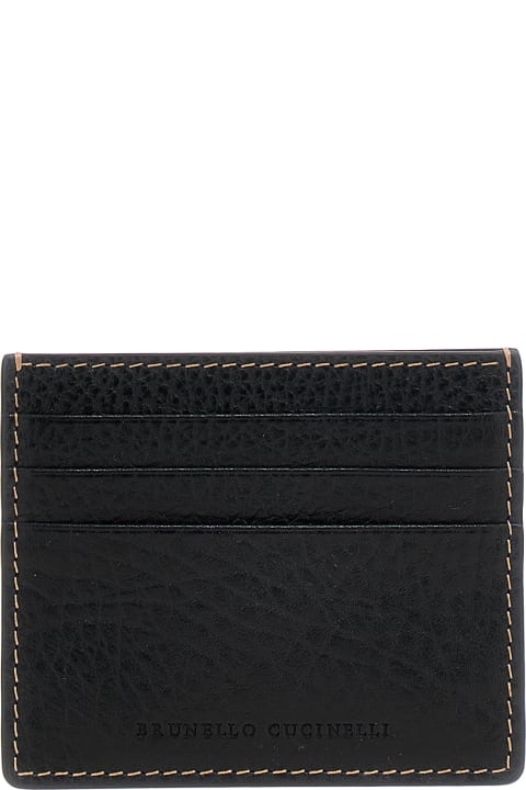 Brunello Cucinelli Wallets for Men Brunello Cucinelli Leather Cardholder