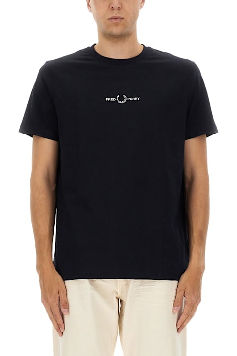 Fred Perry لـ Women Fred Perry T-shirt With Embroidered Logo
