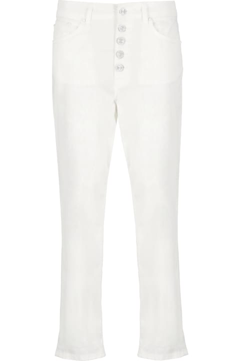 Dondup Pants & Shorts for Women Dondup Cotton Blend Trousers