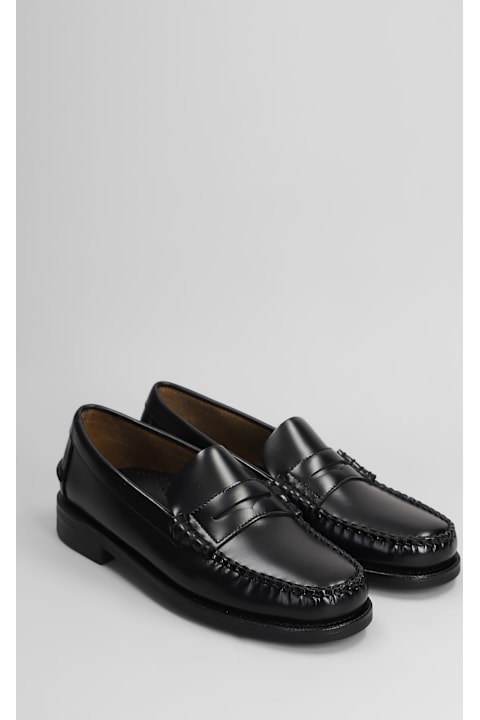 Sebago Shoes for Men Sebago Classic Dan Loafers In Black Leather