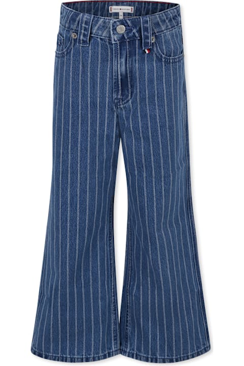 Homeware Tommy Hilfiger Denim Jeans For Girl With Flag