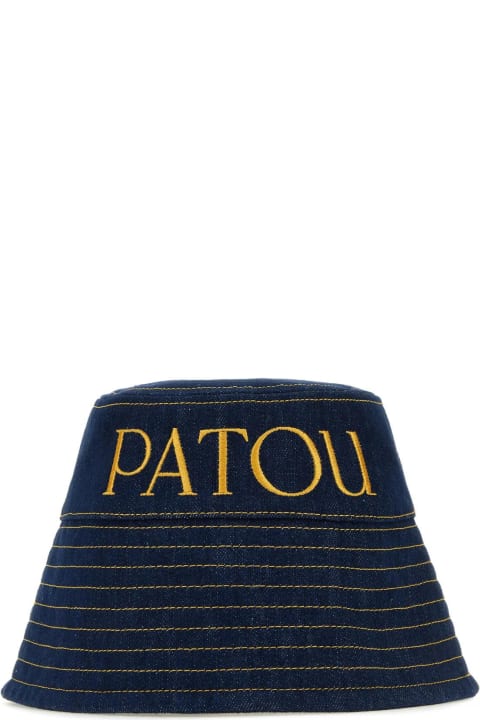 Patou Hats for Women Patou Dark Blue Denim Hat