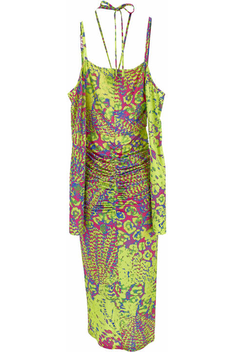 Homeware Versace Jeans Couture Versace Jeans Couture Yellow Long Dress