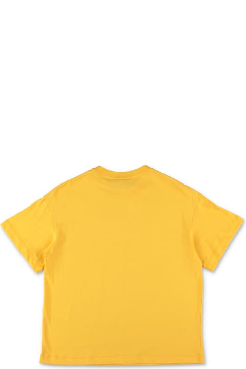 Fendi T-Shirts & Polo Shirts for Boys Fendi Fendi T-shirt Gialla In Jersey Di Cotone Bambino
