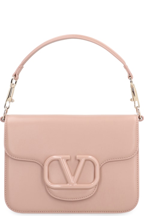 Valentino Shoulder Bags for Women Valentino Valentino Garavani - Locò Leather Shoulder Bag