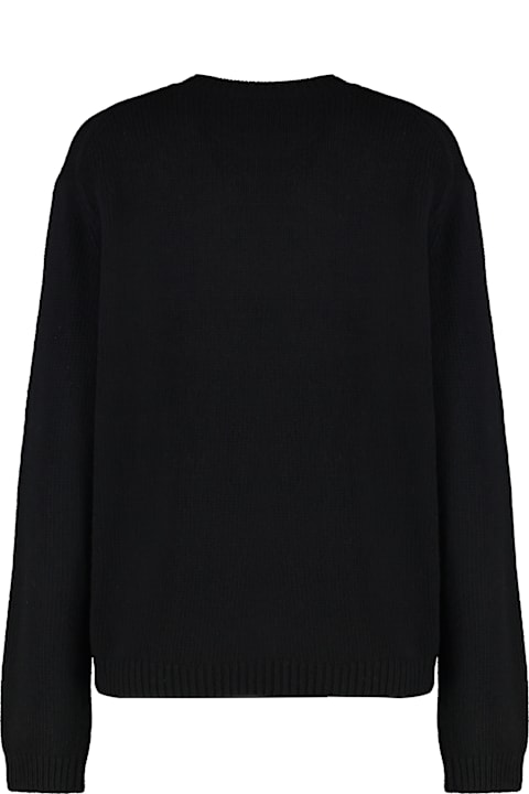 Maison Kitsuné for Kids Maison Kitsuné Crew Neck Sweater In Merino Wool