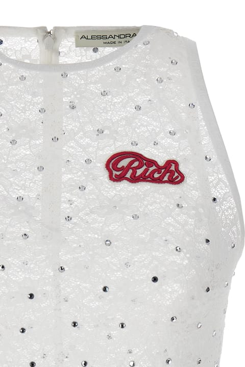 【Alessandra Rich】 Sequined mid-riseストレートパンツ Alessandra Rich】 Sequined mid-riseストレートパンツ