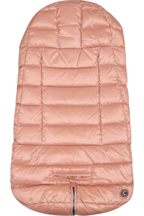 Pink Sleeping Bag For Baby Girl With Logo