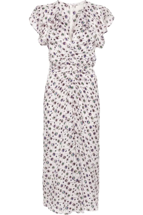 Isabel Marant Clothing for Women Isabel Marant Lyndsay White Midi Dress