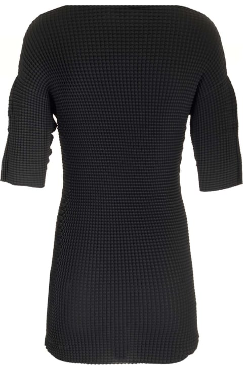 Del Core Clothing for Women Del Core Black Sweater With Pleats