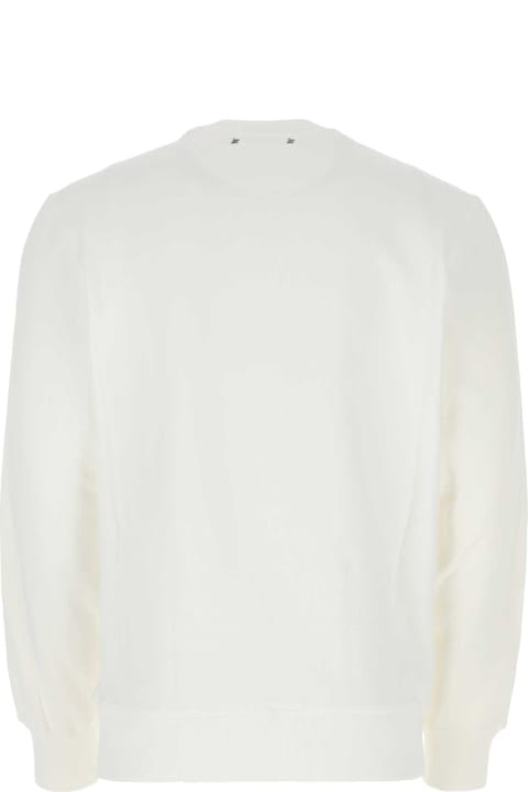 Sale for Men Golden Goose Ivory Cotton Sweatshirt