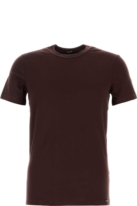 メンズ トップス Tom Ford Grape Stretch Cotton Blend T-shirt