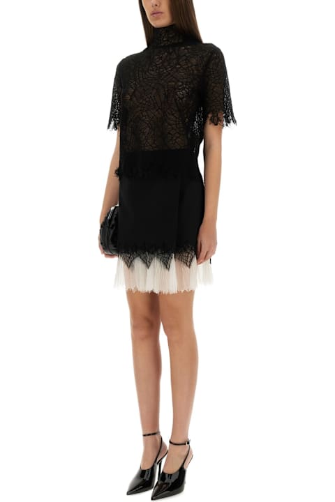 Skirts for Women Alexander McQueen Spider Web Lace Miniskirt